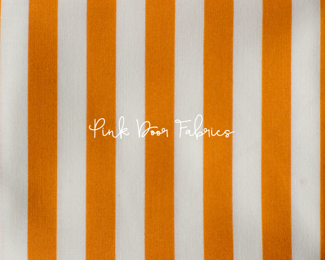 Tula Pink All Stars Stripe iN Begonia Orange
