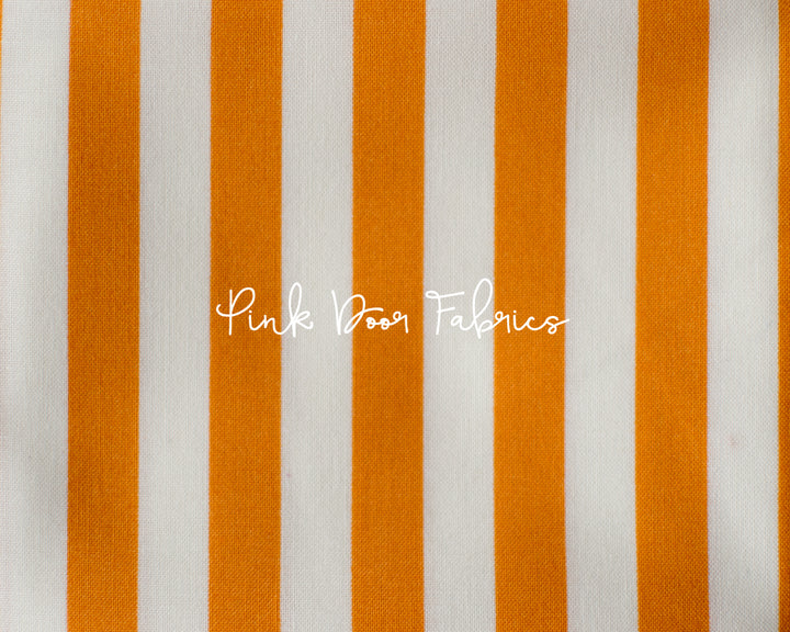 Tula Pink All Stars Stripe iN Begonia Orange