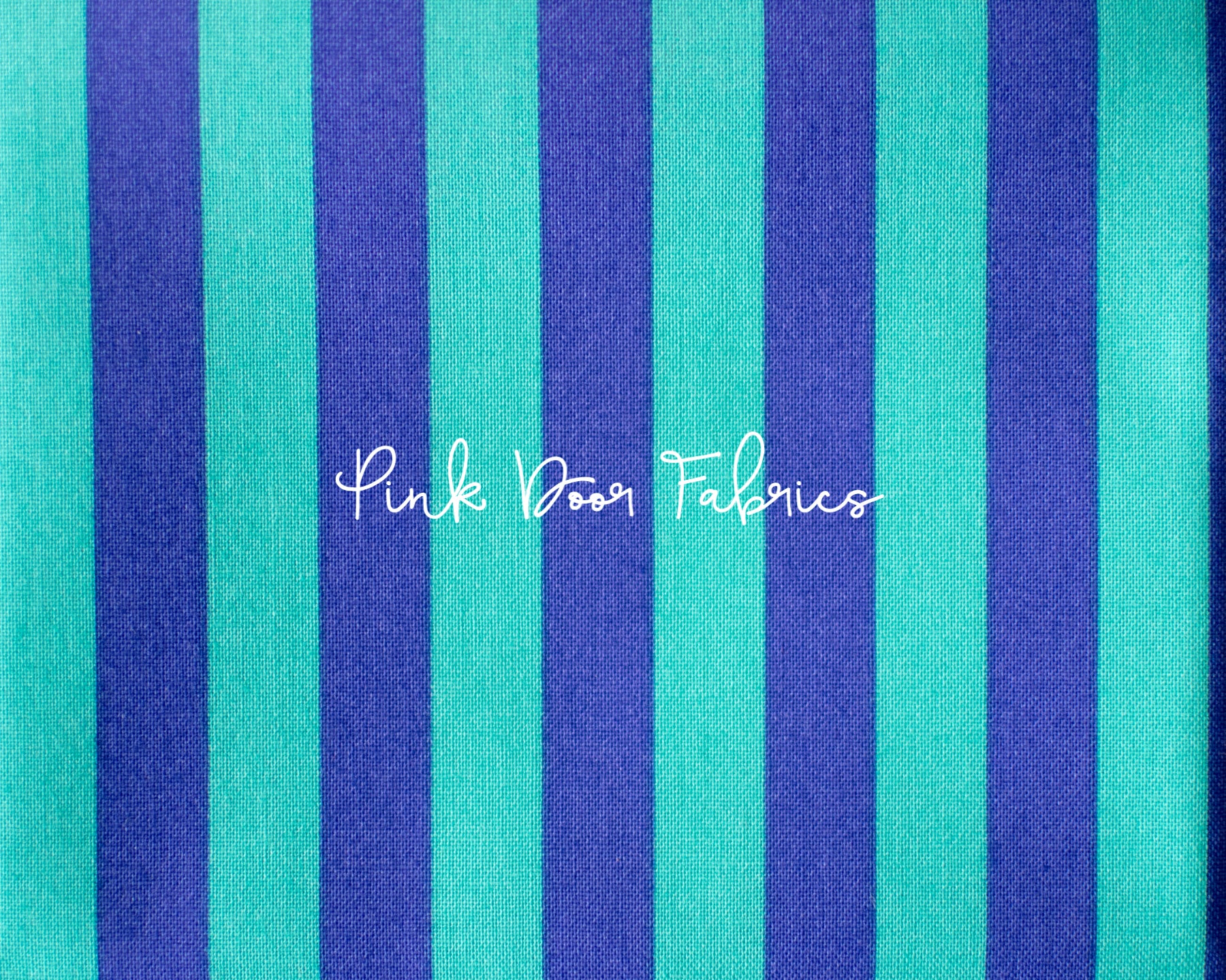 Cotton quilting fabric pattern called 'Tent Stripe in Iris'. Part of the 'True Colors' fabric collection. Designed by Tula Pink for fabric company Free Spirit Fabrics. SKU: PWTP069.IRIS. 44-45 inch width.