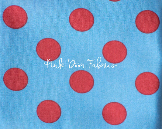 Cotton quilting fabric pattern called 'Pom Poms in Lupine'. Part of the 'True Colors' fabric collection. Designed by Tula Pink for fabric company Free Spirit Fabrics. SKU: PWTP118.LUPINE. 44-45 inch width.