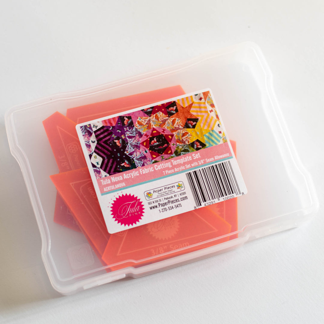 Tula Nova - Acrylic Templates 7 Piece Set (3/8" Seam Allowance) - ACRYLIC TEMPLATES ONLY - TPTN-ACR