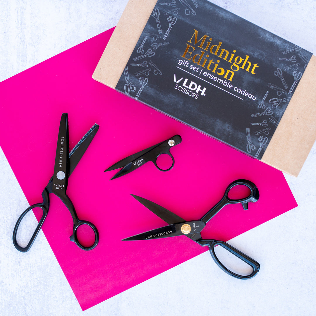 LDH Scissors - 8" Midnight Edition Set