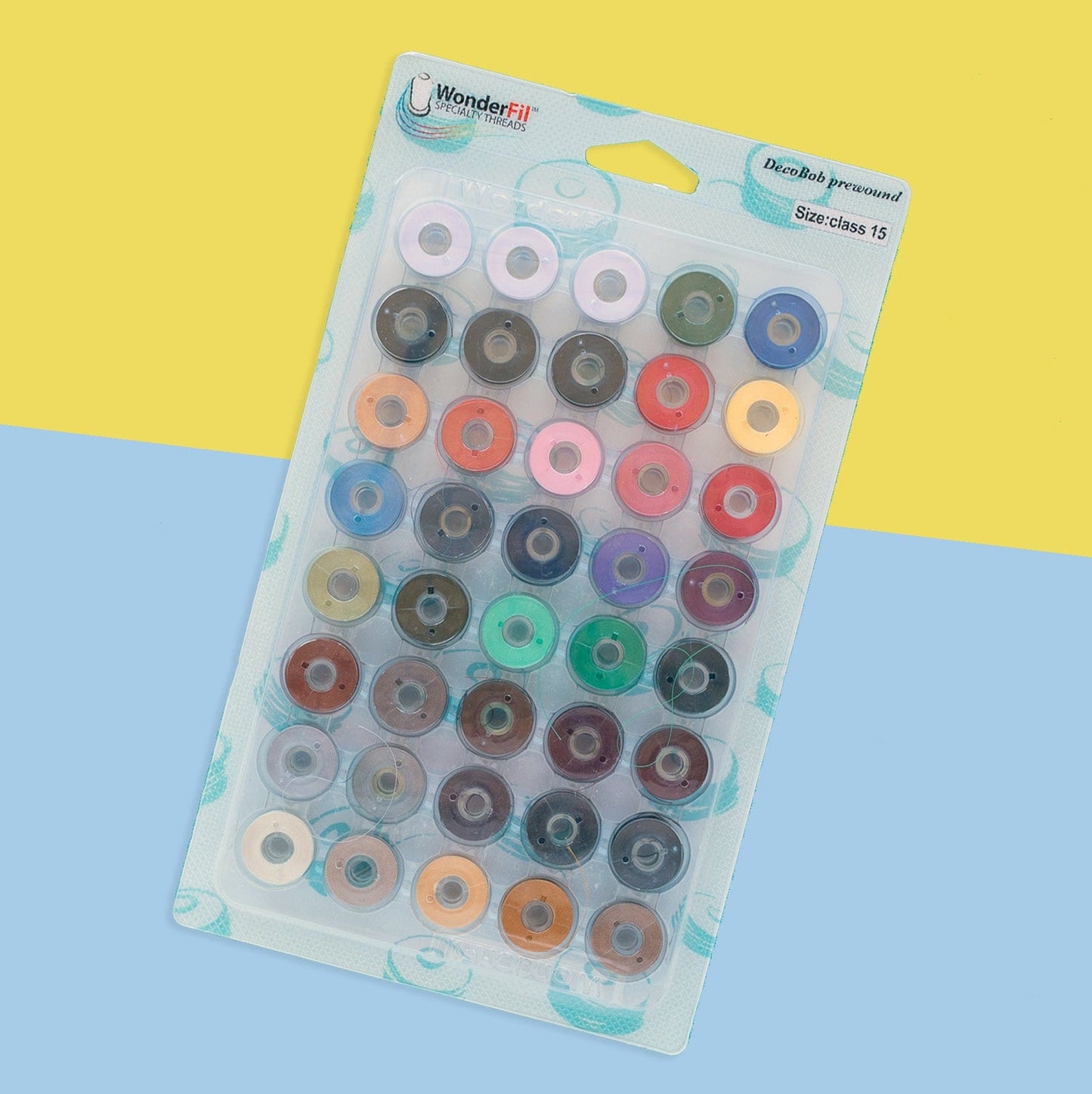 Wonderfil - DecoBob Prewound Bobbins - Class 15 - 80wt thread - DBP15-MS