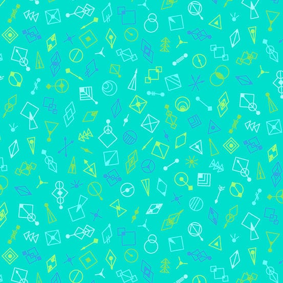 Deco Glo II - Glitter in Blue Java - CS-787-T - Half Yard