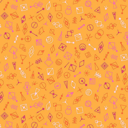 Deco Glo II - Glitter in Cantaloupe - CS-787-LO - Half Yard