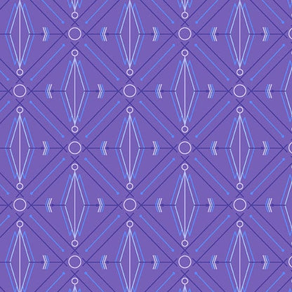 Deco Glo II - Lotus in Concord - CS-78-P - Half Yard