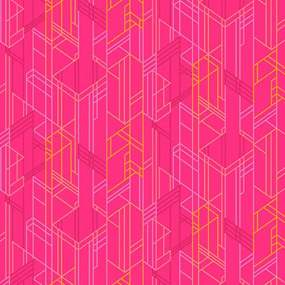  Deco Glo II - Meander in Prickly Pear - CS-276-R - Half Yard