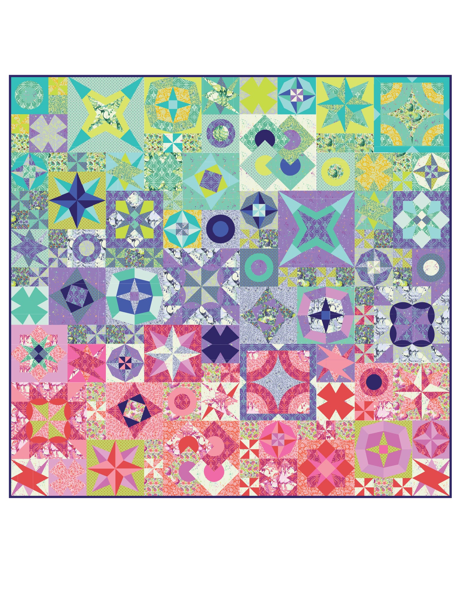 Delilah Quilt Pattern Addendum Pinkerville Pink Door Fabrics