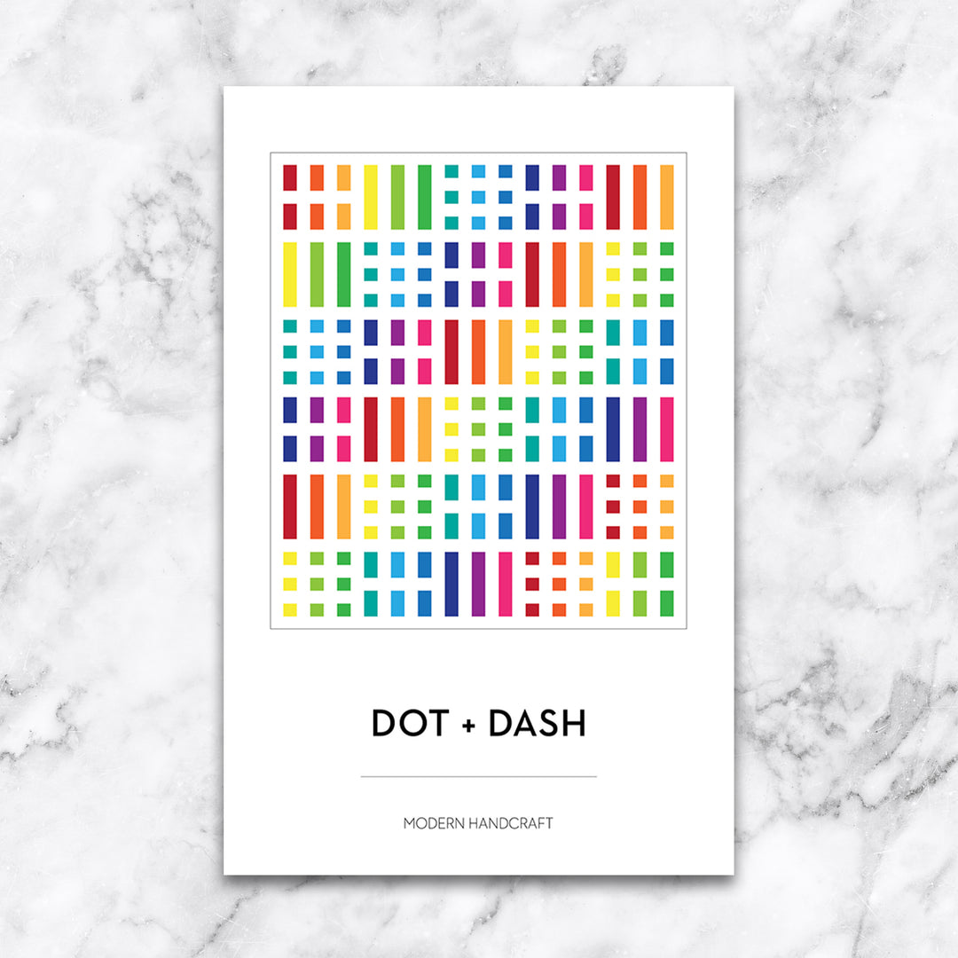 Dot + Dash - Quilt Pattern - Modern Handcraft - Paper Pattern