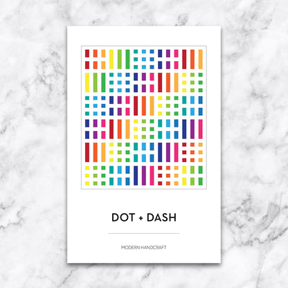 Dot + Dash - Quilt Pattern - Modern Handcraft - Paper Pattern
