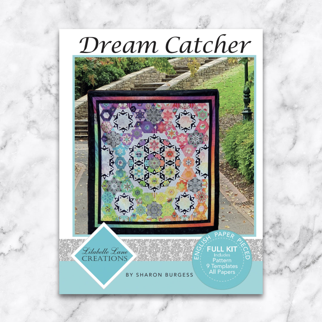Dream Catcher - EPP Pattern, Templates and Papers - Lilabelle Lane Creations - LL067