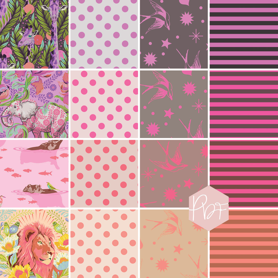 Everglow - Sunrise Fat Quarter Bundle of 16 pcs. - FB4FQTP.EVER.SUNRI