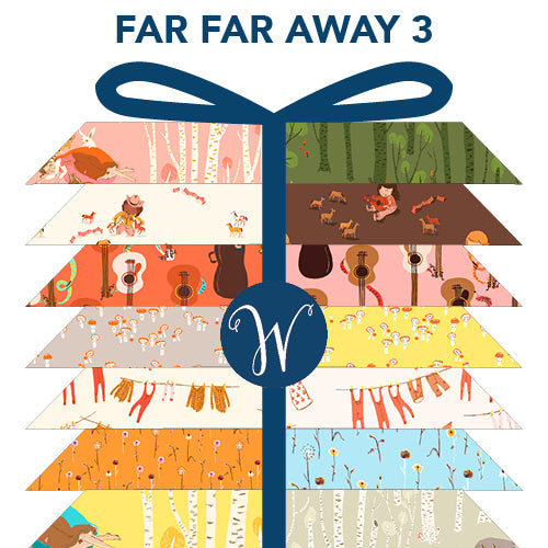 Far Far Away III - Fat Quarter Bundle of 23 Prints - Heather Ross for Windham Fabrics - WDHRFFA3_FQ