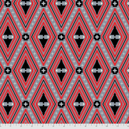 Holiday Homies Flannel - Family Tree in Blue Spruce - Tula Pink for Free Spirit - FNTP004.BLUES - Half Yard