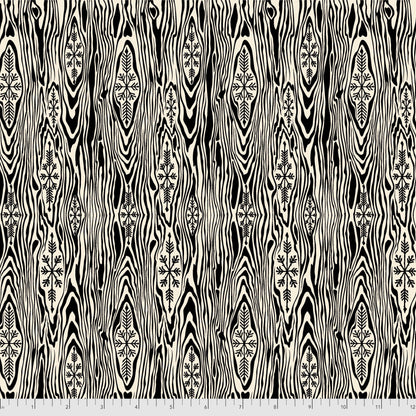 Holiday Homies Flannel - Yule Log in Ink - Tula Pink for Free Spirit - FNTP006.INKXX - Half Yard