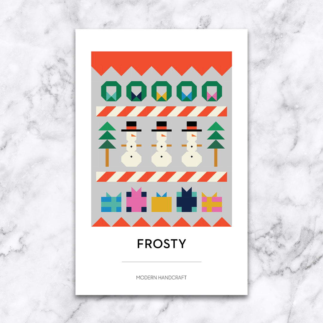Frosty - Quilt Pattern - Modern Handcraft - MHC016