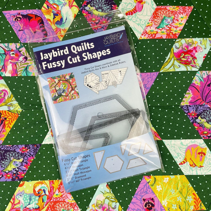 Fussy Cut Shapes - Jaybird Quilts - Acrylic Template Set - JBQ 205