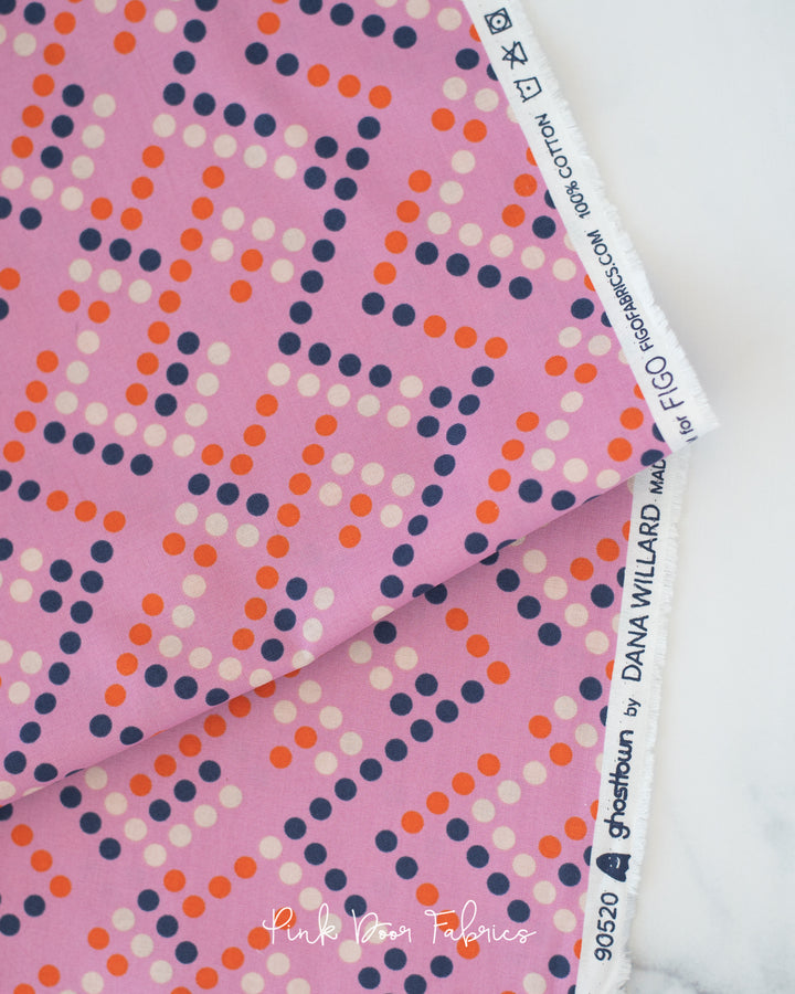 GhostTown - Dots in Pink - Figo Fabrics - 90520-21 - Half Yard