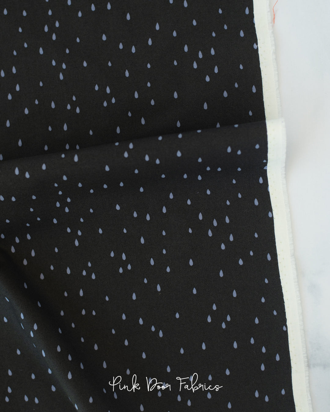 GhostTown - Rain in Black - Figo Fabrics - 90523-99 - Half Yard