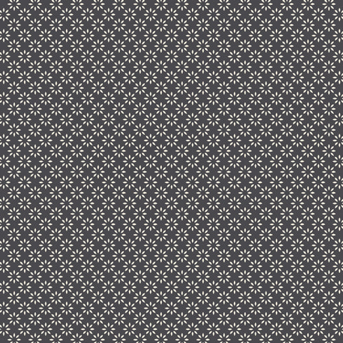 Cotton quilting fabric pattern called 'Make and Mend in Shadow'. Part of the 'Homebody' fabric collection. Designed by Maureen Cracknell for fabric company Art Gallery Fabrics. SKU: HMB-44956. 44-45 inch width.
