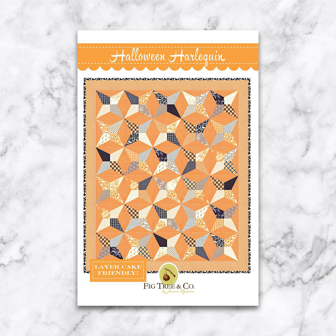 Halloween Harlequin - Paper Pattern - Fig Tree & Co. - FT 1606