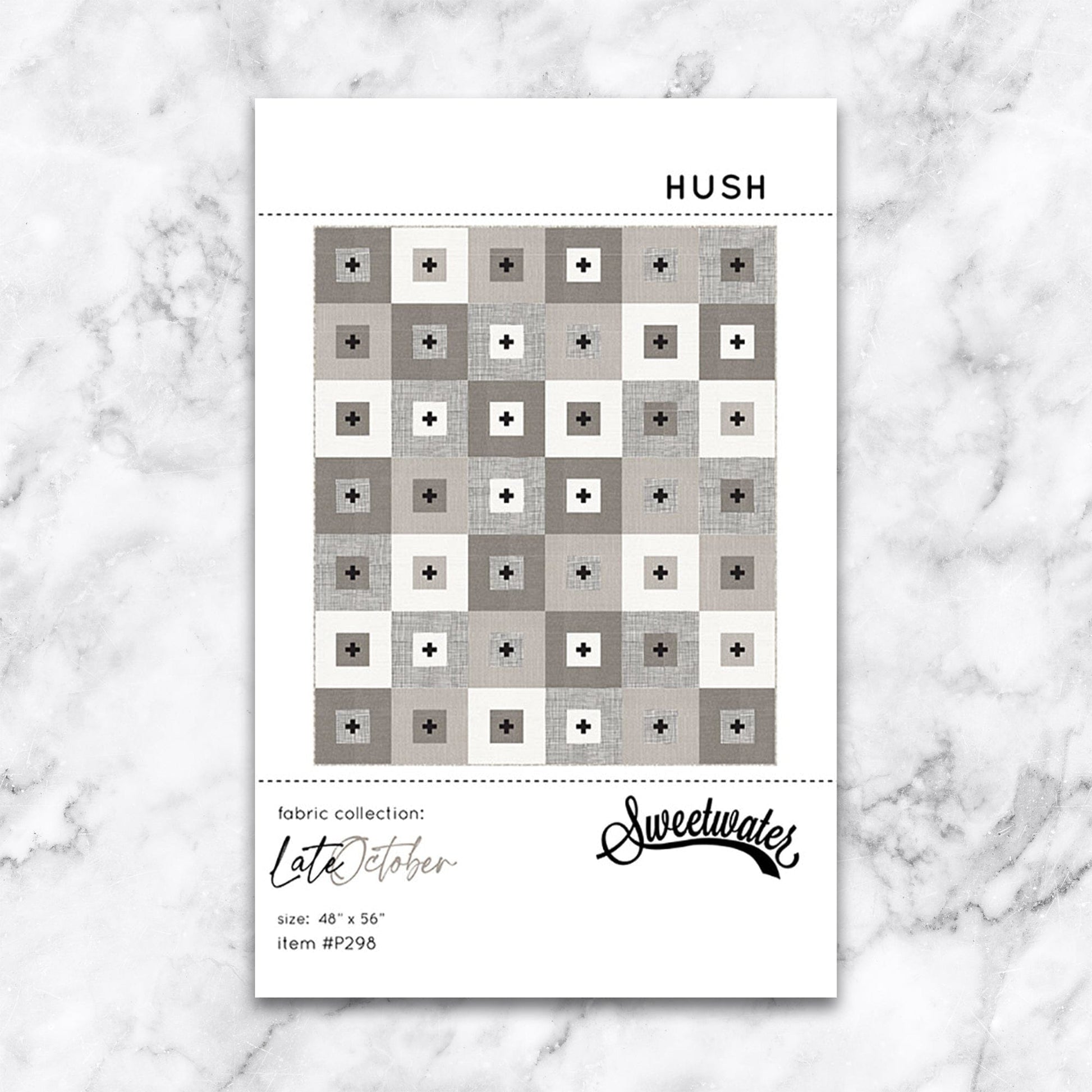 Late October - Hush Quilt Pattern - Sweetwater for Moda - SW P298
