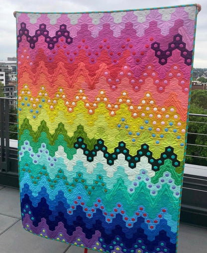 Tula Pink Hex on the Beach Pattern and Paper Pieces