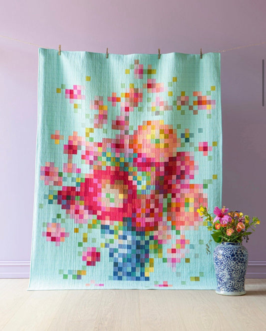 Tilda - Flower Vase Embroidery - Quilt Kit - TILDA_VASEFLOWER
