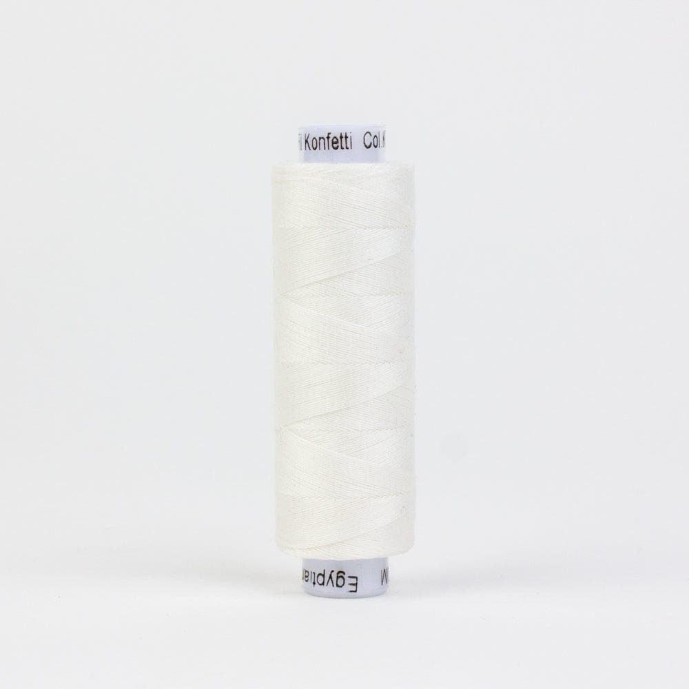 Konfetti Thread - Soft White - 200M Spool - KTS-101