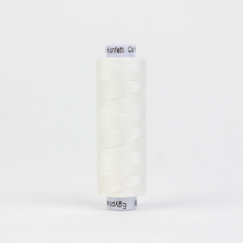 Konfetti Thread - Soft White - 200M Spool - KTS-101