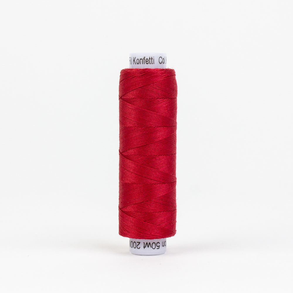 Konfetti Thread - Christmas Red - 200M Spool - KTS-302