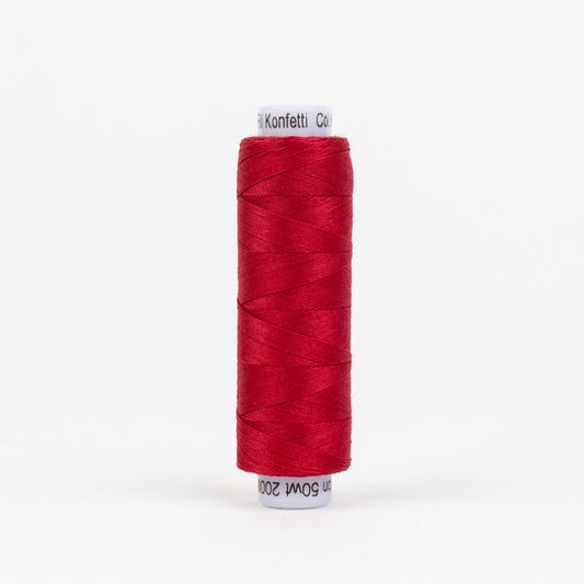 Konfetti Thread - Christmas Red - 200M Spool - KTS-302