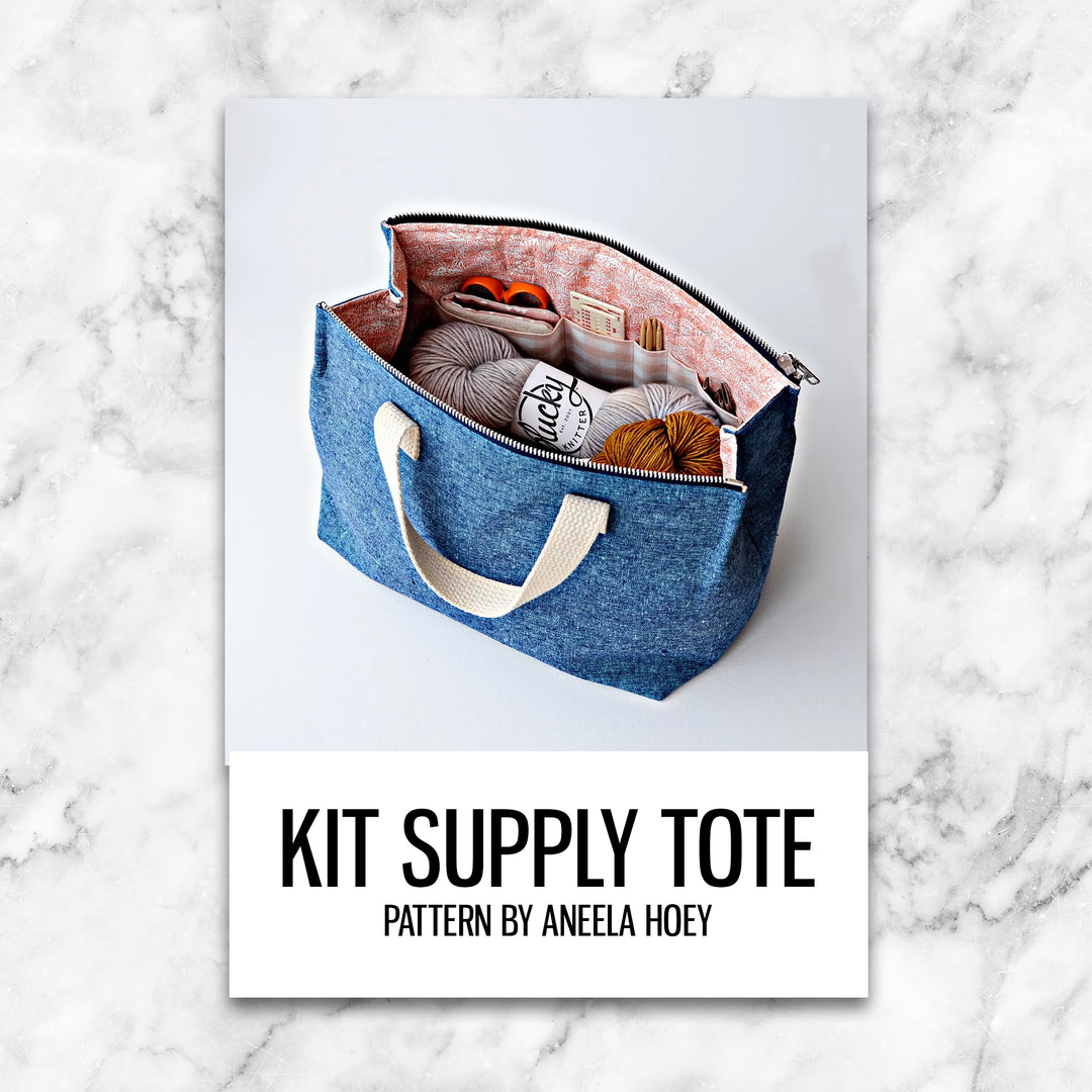 Kit Supply Tote - Sewing Pattern - Aneela Hoey - Paper Pattern