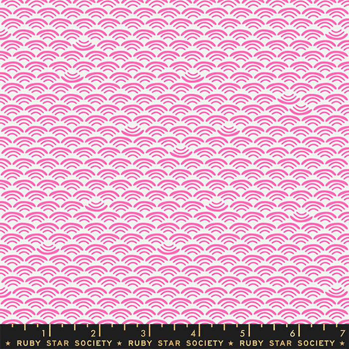 Koi Pond - Smile and Wave in Lipstick - Ruby Star Society - RS1042 18 - Half Yard