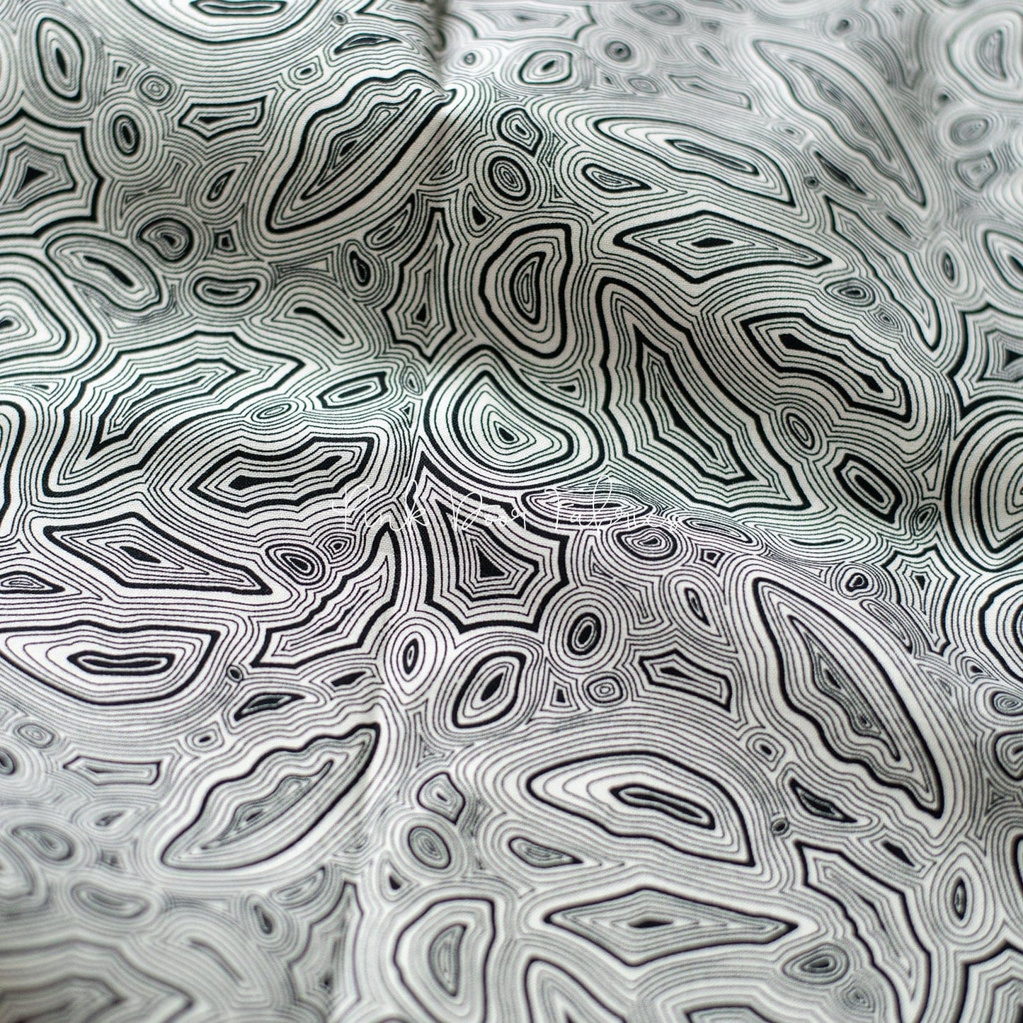 Cotton quilting fabric pattern called 'Mineral in Paper'. Part of the 'Linework' fabric collection. Designed by Tula Pink for fabric company Free Spirit Fabrics. SKU: PWTP148.PAPER. 44-45 inch width.