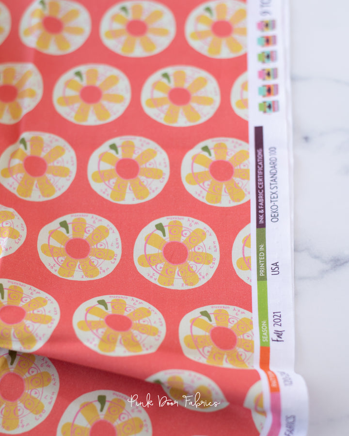Cotton quilting fabric pattern called 'Operator'. Part of the '9 to 5' fabric collection. Designed by Lisa Flowers for fabric company Paintbrush Studio Fabrics. SKU: 120-22488. 44-45 inch width.
