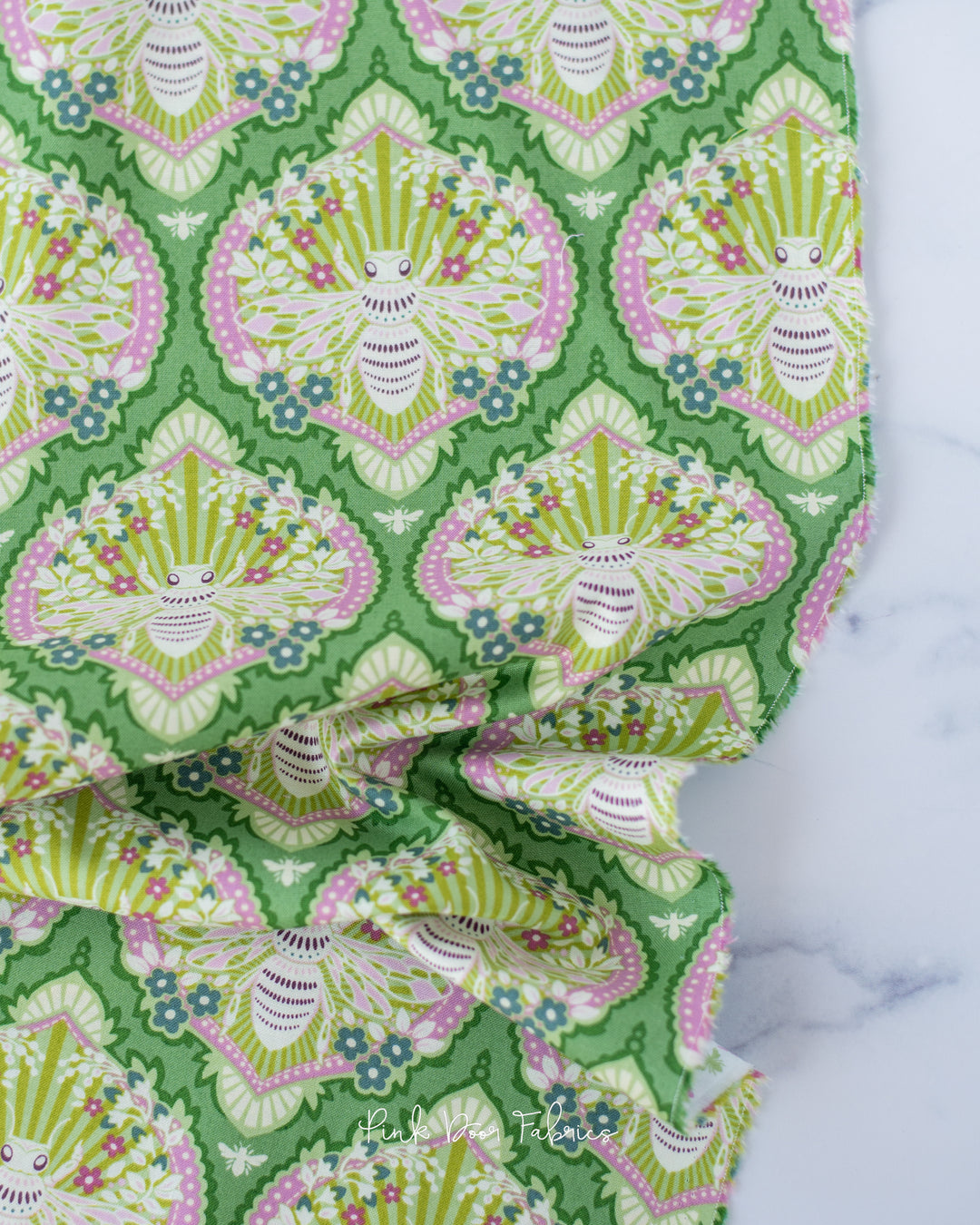 Local Honey - Bumble in Clover - Heather Bailey for Figo Fabrics - 90658-71 - Half Yard