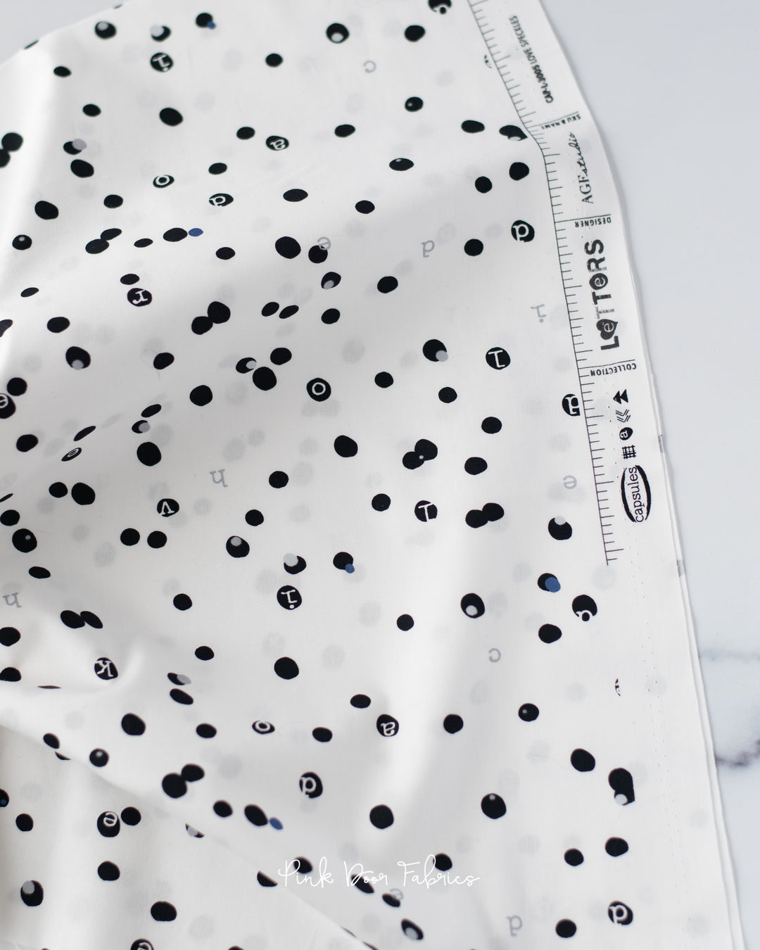 Letters - Love Speckles - Capsule by Art Gallery Fabrics - CAP-L-3005 - Half Yard