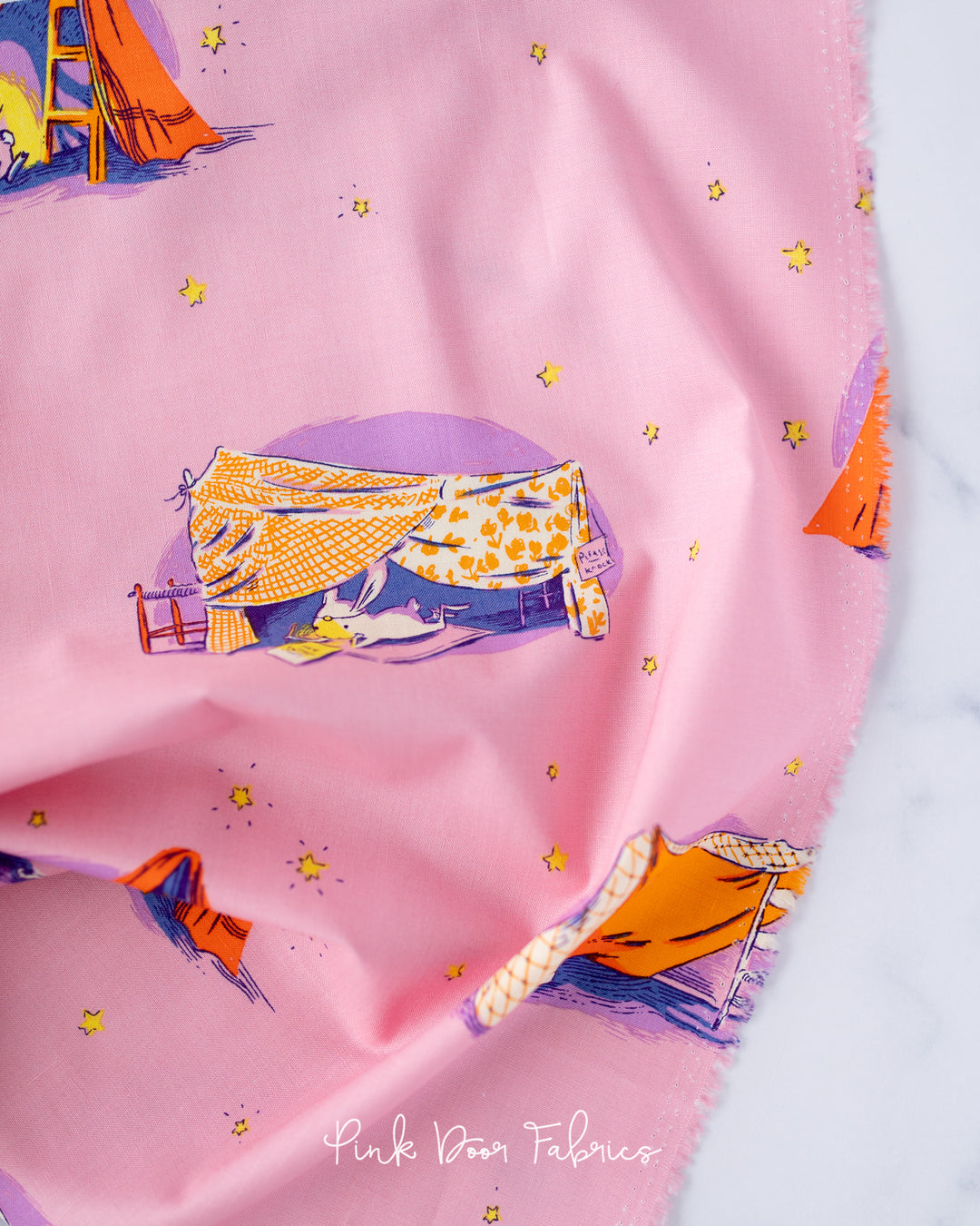 Lucky Rabbit - Quilt Tent in Lilac - 53242-4 - Half Yard