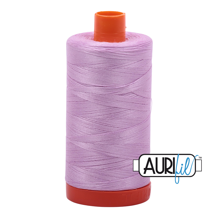 Aurifil Cotton Mako Thread - 50wt - 1300m Spool - Light Orchid - MK50SC6 2515