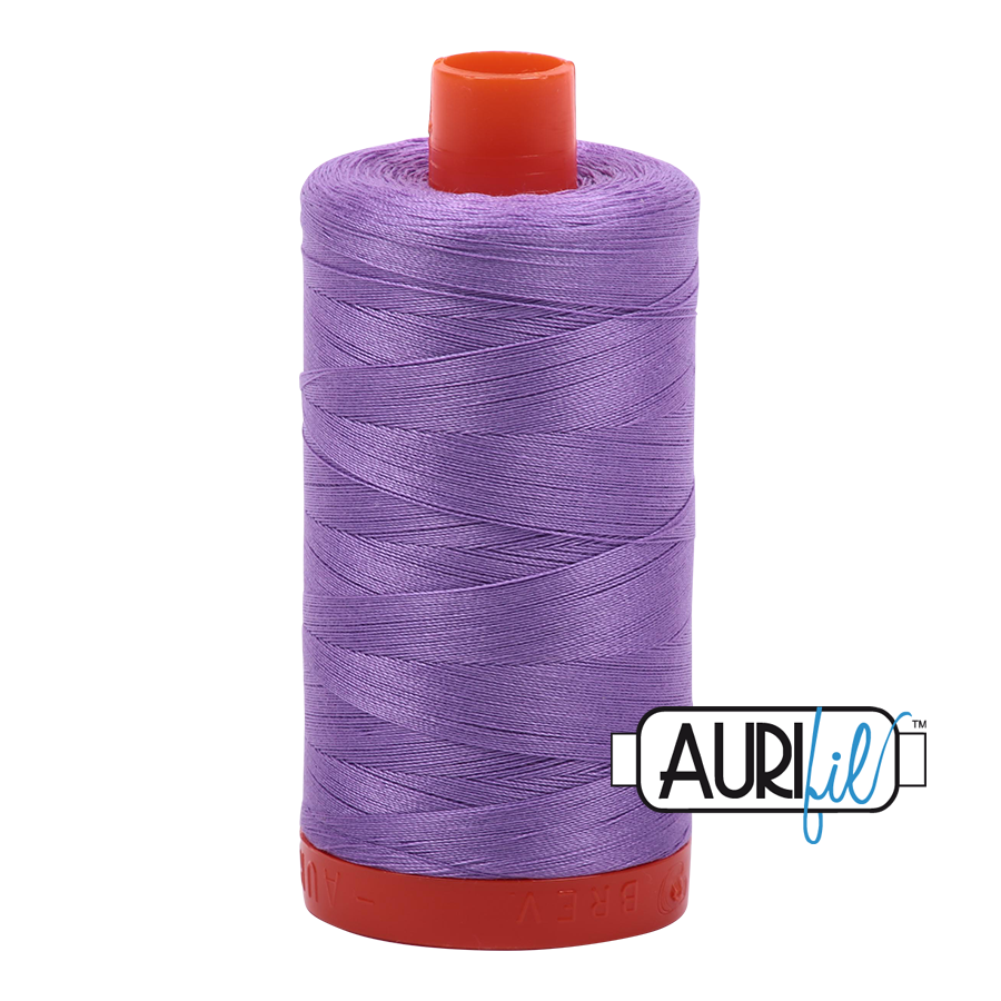 Aurifil Cotton Mako Thread - 50wt - 1300m Spool - Violet - MK50SC6 2520