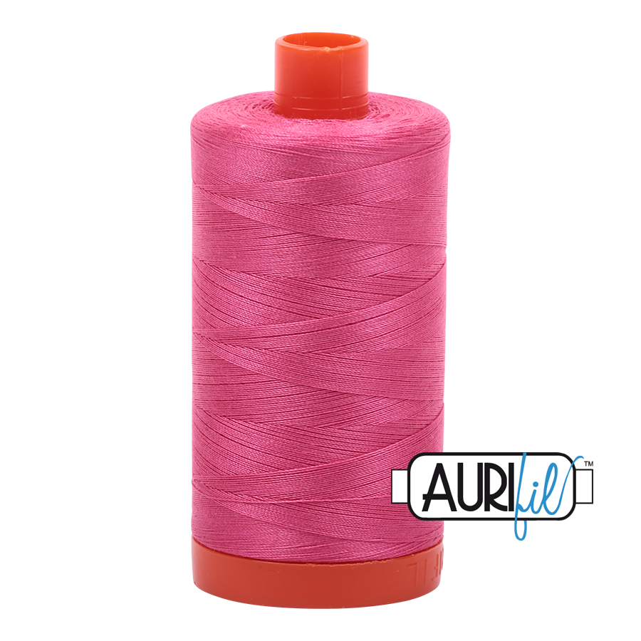 Aurifil Cotton Mako Thread - 50wt - 1300m Spool - Blossom Pink - MK50SC6 2530