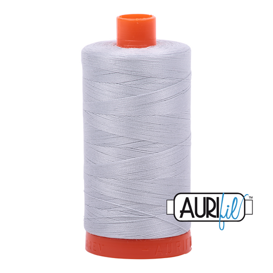 Aurifil Cotton Mako Thread - 50wt - 1300m Spool - Dove - MK50SC6 2600