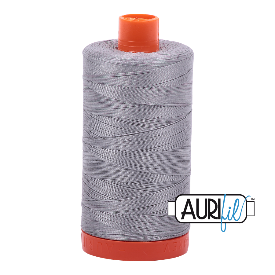 Aurifil Cotton Mako Thread - 50wt - 1300m Spool - Mist - MK50SC6 2606