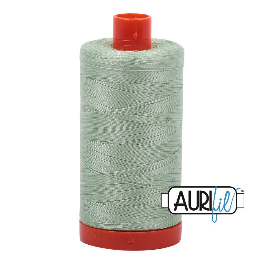 Aurifil Cotton Mako Thread - 50wt - 1300m Spool - Pale Green - MK50SC6 2880