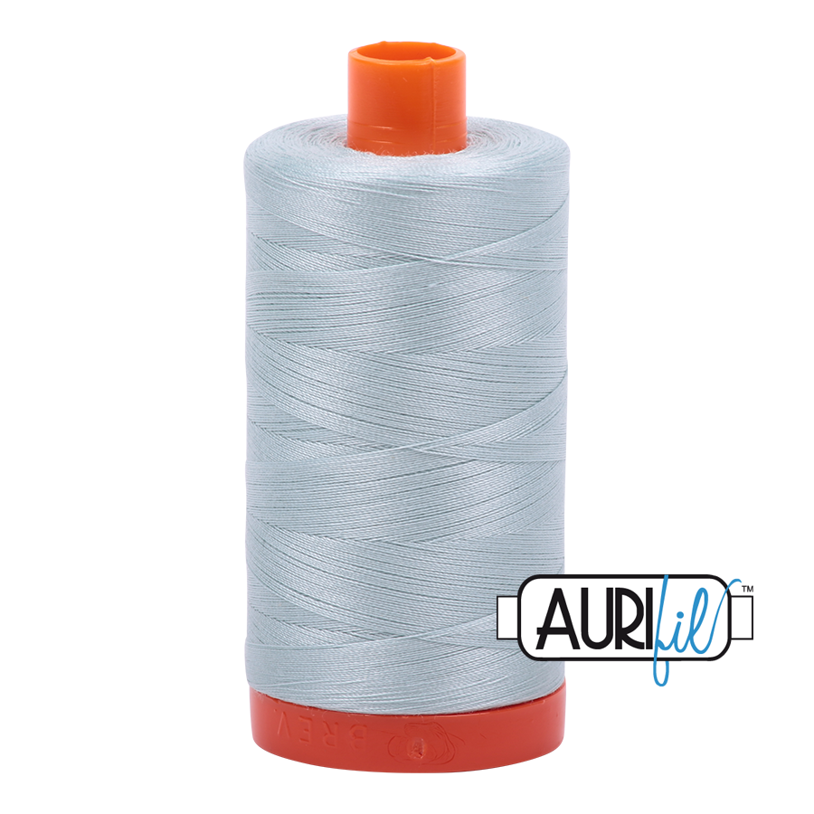 Aurifil Cotton Mako Thread - 50wt - 1300m Spool - Light Grey Blue - MK50SC6 5007