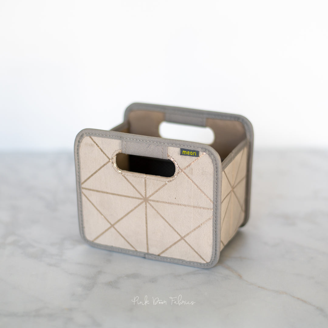 Meori Foldable Box Mini - Metallic Velvet - 1015175