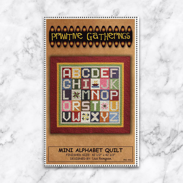 Mini Alphabet - Paper Pattern - Primitive Gatherings - PRI 442