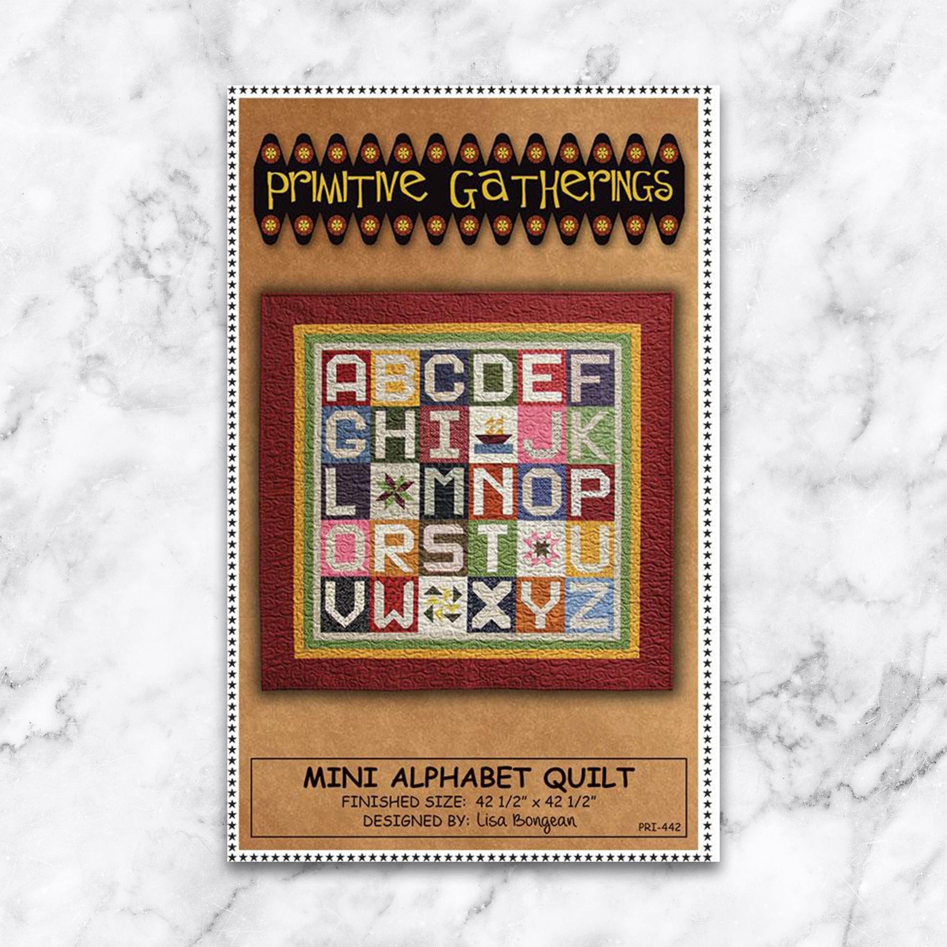 Mini Alphabet - Paper Pattern - Primitive Gatherings - PRI 442