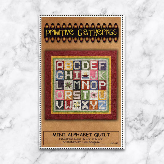 Mini Alphabet - Paper Pattern - Primitive Gatherings - PRI 442